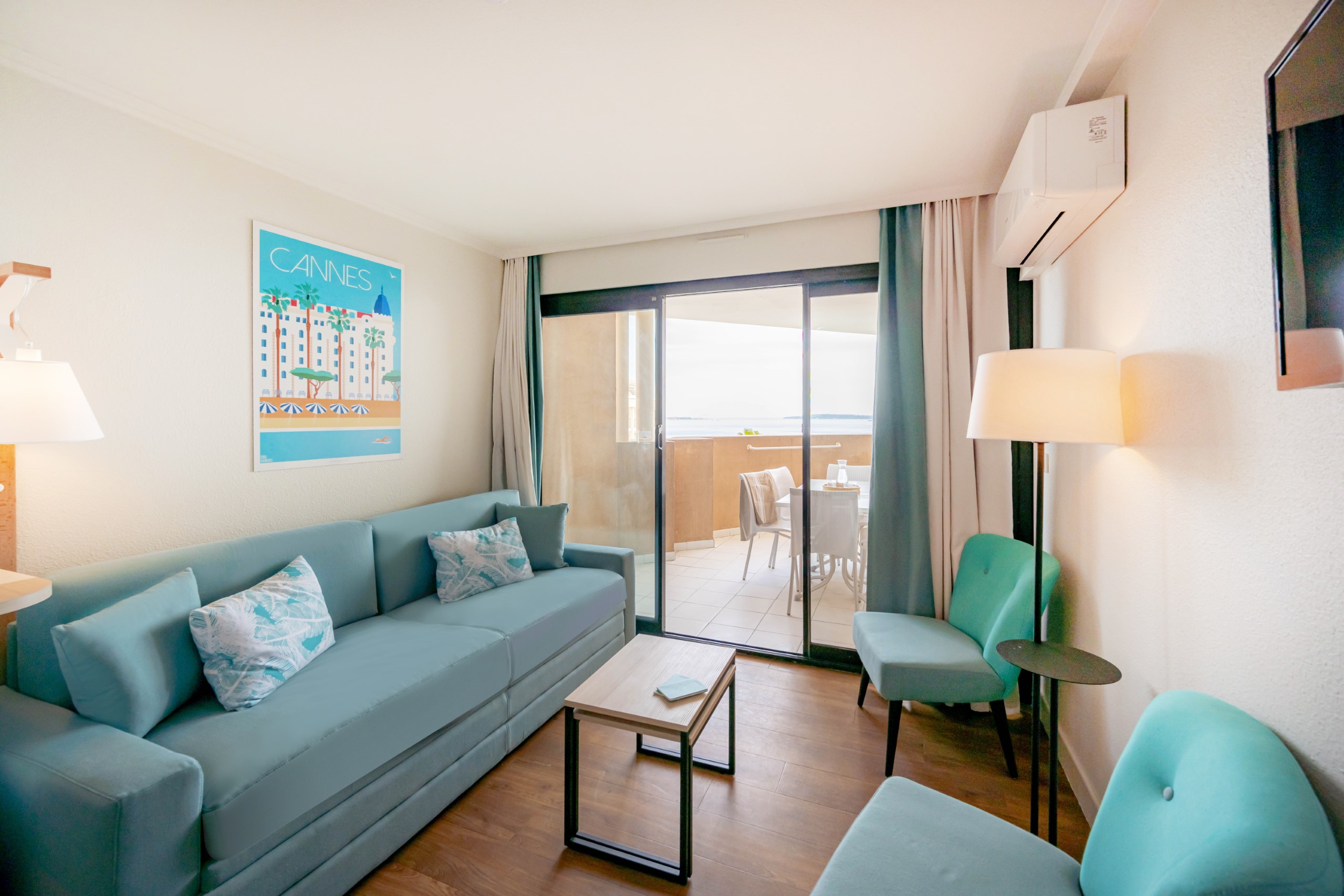 Cannes Verrerie 2p6p A/C Balcony