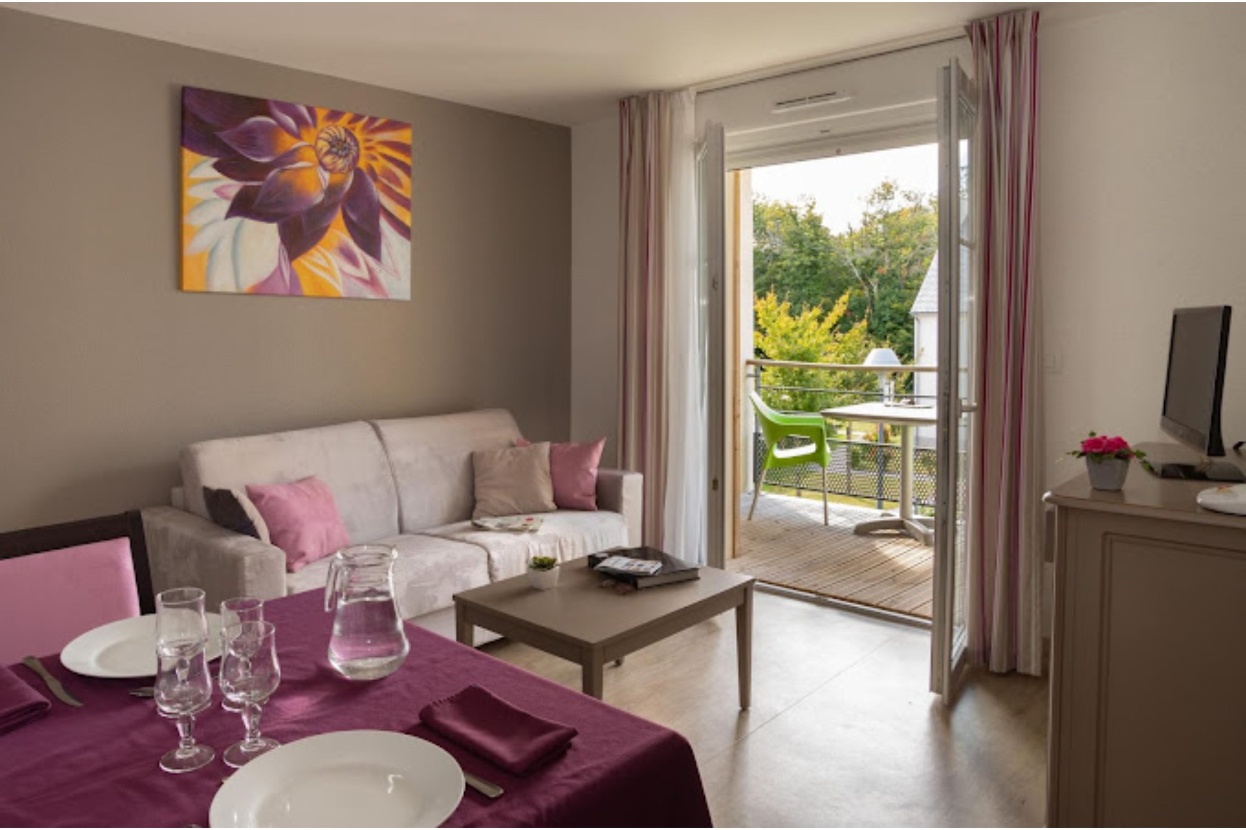 Les Rives de Pont Aven 2p4 Balcony