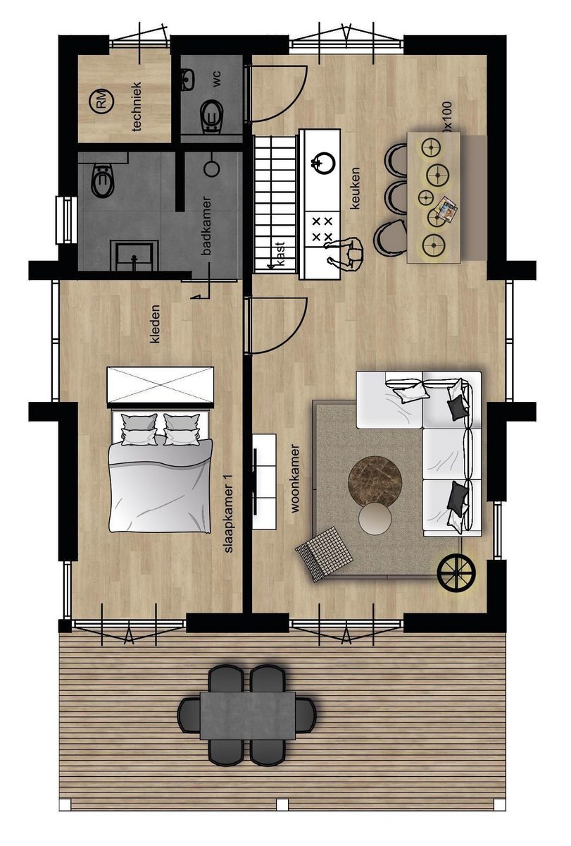 Bos villa met hottub - 6 personen, Wekerom