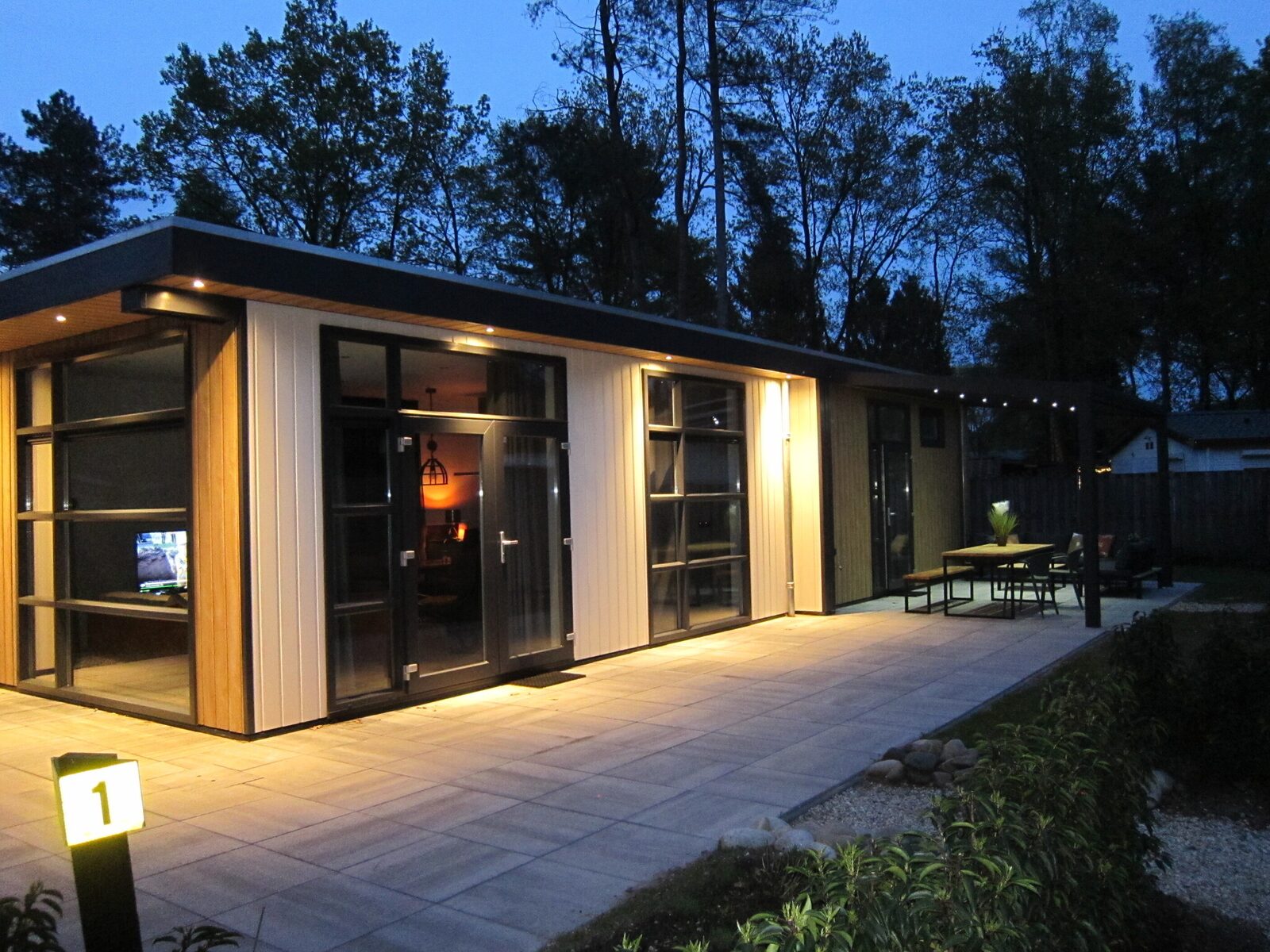 Chalet op vakantiepark de Ossenberg Type C Comfort 5 persoons