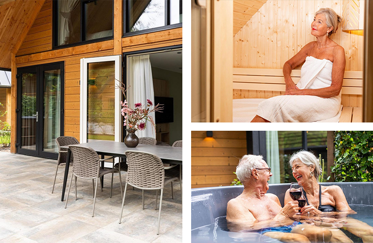 Bos Villa hottub & sauna - 6 personen, Wekerom
